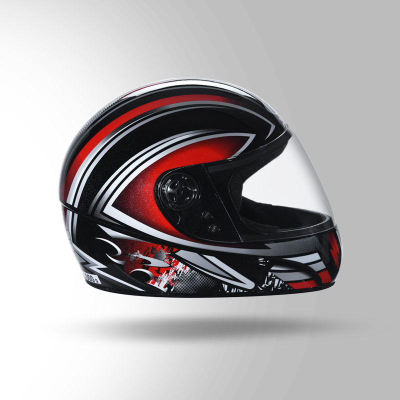 CHROME D1 DECOR BLACK & RED RIGHT VIEW