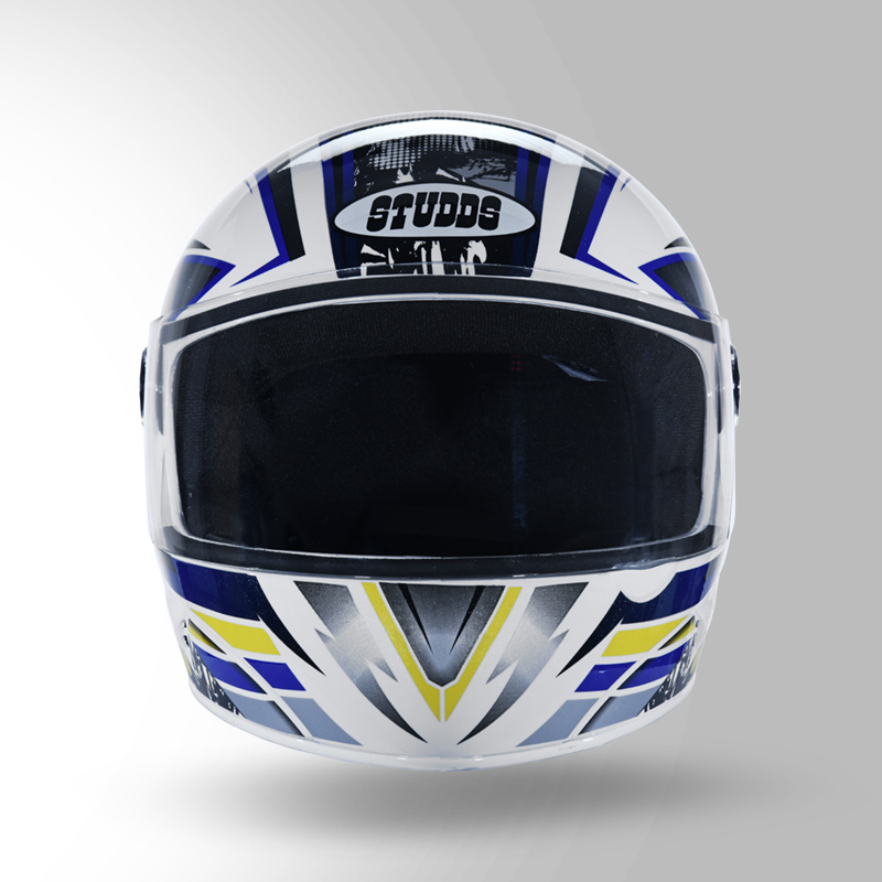 CHROME D1 DECOR WHITE & BLUE FRONT VIEW