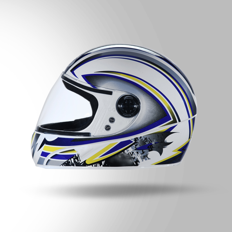 CHROME D1 DECOR WHITE & BLUE LEFT VIEW