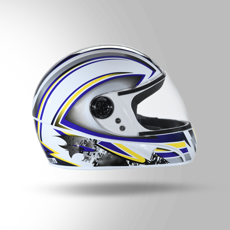 CHROME D1 DECOR WHITE & BLUE RIGHT VIEW