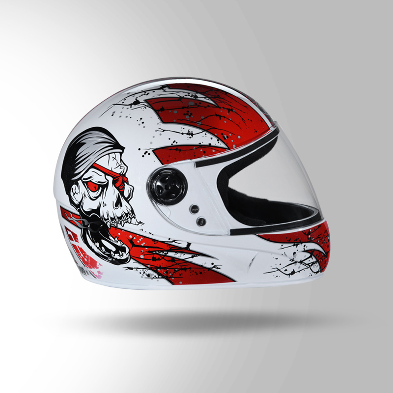 CHROME D3 DECOR WHITE & RED RIGHT VIEW