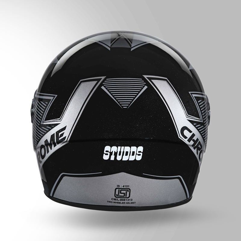 CHROME D5 DECOR BLACK & GREY BACK VIEW