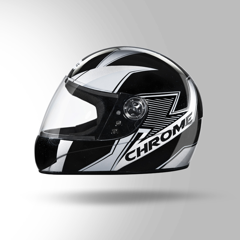 CHROME D5 DECOR BLACK & GREY LEFT VIEW