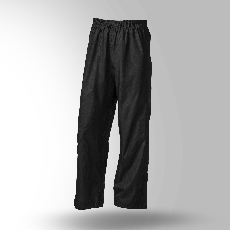 RAIN SUIT BLUE & BLACK LOWER VIEW