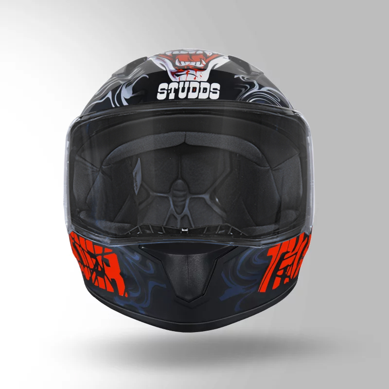 THUNDER D9 DECOR BLACK & RED FRONT VIEW