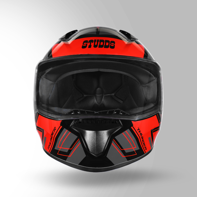 THUNDER D3 DECOR BLACK & RED FRONT VIEW