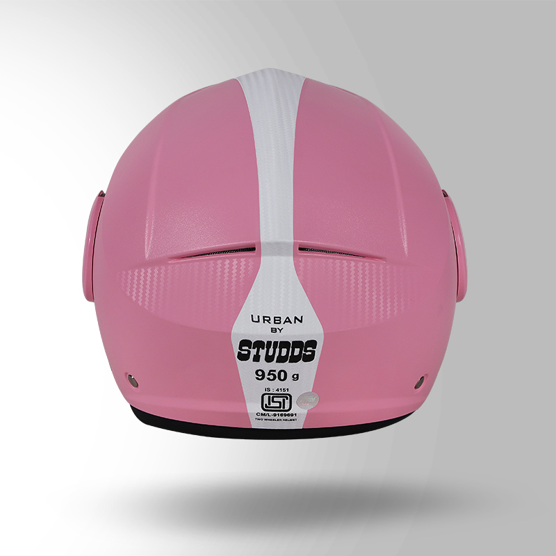 URBAN PINK WITH WHITE STRIP BACK VIEW