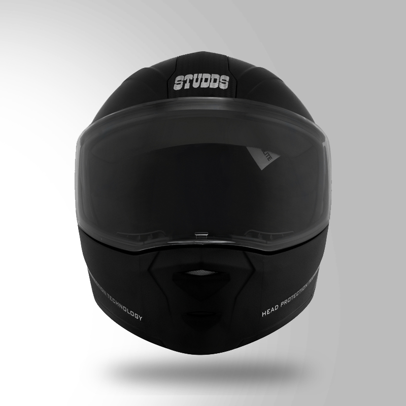 NINJA ELITE BLACK WITH CARBON STRIP FRONT VIEW