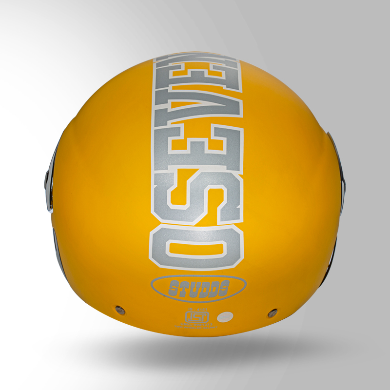 CUB 07 MATT YELLOW BACK VIEW