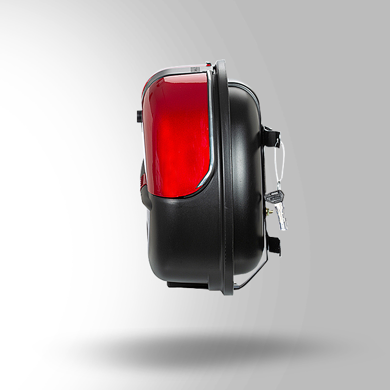 CRUISER BOX WITH MAIN FRAME SPORTS RED RIGHT SIDE VIEW