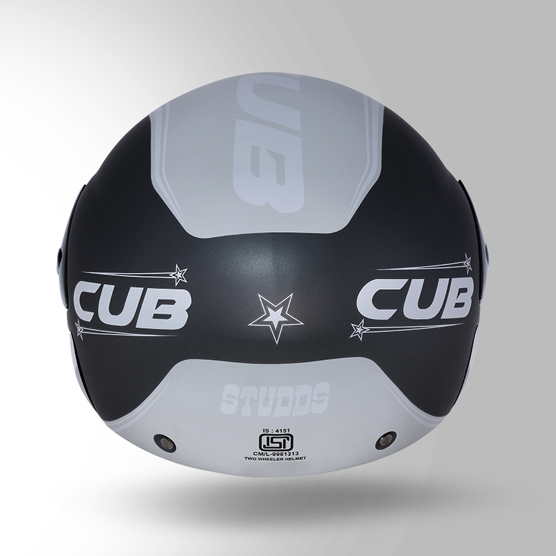 CUB D4 DECOR MATT GUN GREY & GREY BACK VIEW