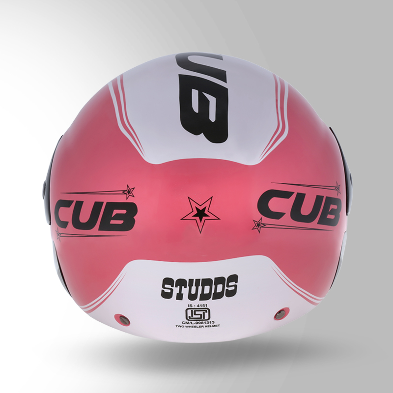 CUB D4 DECOR PINK & WHITE BACK VIEW