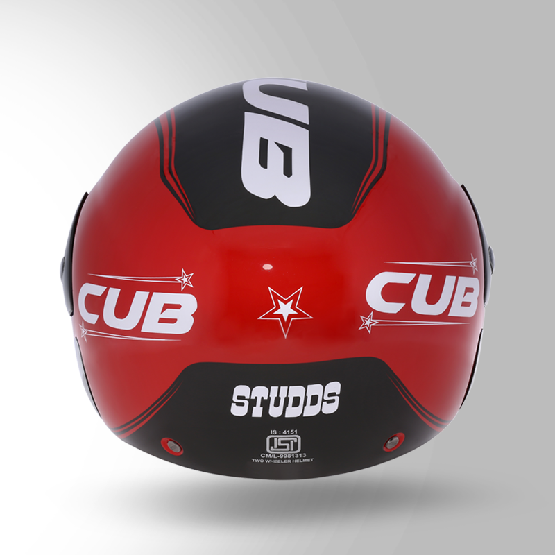 CUB D4 DECOR RED & BLACK BACK VIEW