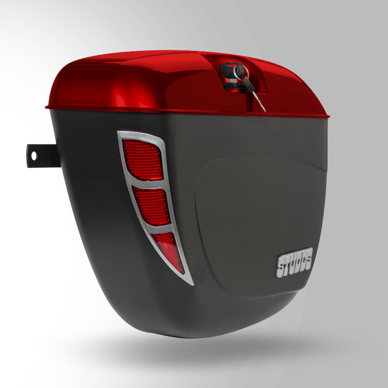 Motorcycle Side Case, 18L Motorbike Side Saddlebag Box
