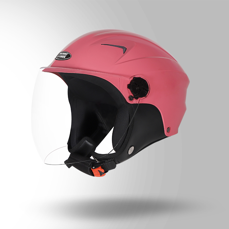 DAME BICYCLE HELMET PINK ISO VIEW