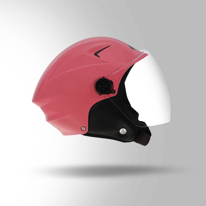 DAME BICYCLE HELMET PINK RIGHT VIEW