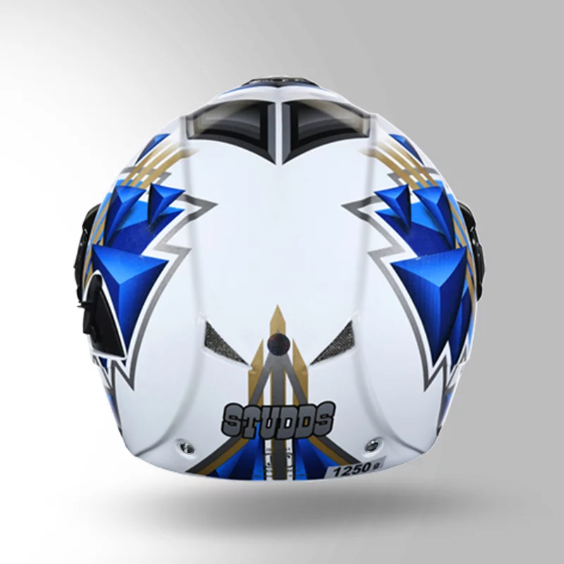 DOWNTOWN D3 DECOR WHITE & BLUE BACK VIEW