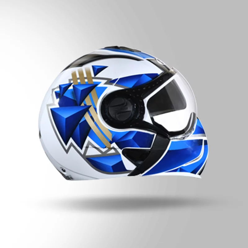 DOWNTOWN D3 DECOR WHITE & BLUE RIGHT VIEW