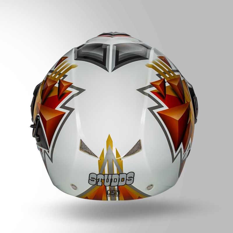 DOWNTOWN D3 DECOR WHITE & GOLDEN BACK VIEW