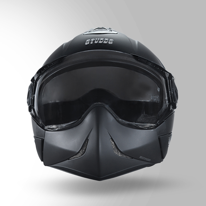 Matt black best sale full face helmet