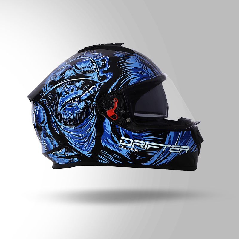 DRIFTER D3 DECOR BLACK AND BLUE RIGHT VIEW