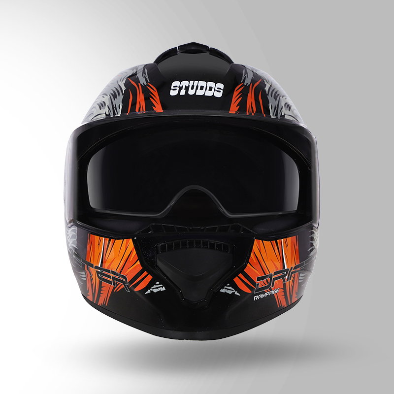 DRIFTER D3 DECOR BLACK AND ORANGE FRONT VIEW