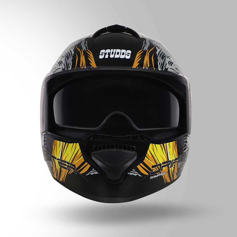DRIFTER D3 DECOR BLACK AND YELLOW FRONT VIEW