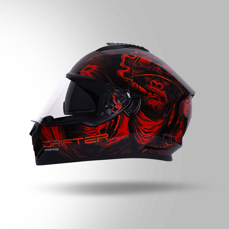 DRIFTER D3 DECOR BLACK & RED RIGHT VIEW