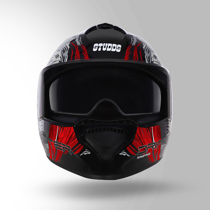 DRIFTER D3 DECOR BLACK GREY AND RED FRONT VIEW