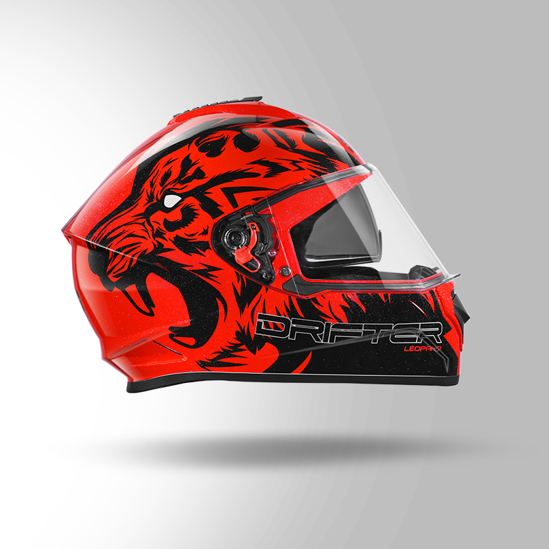DRIFTER D2 DECOR RED & BLACK RIGHT VIEW