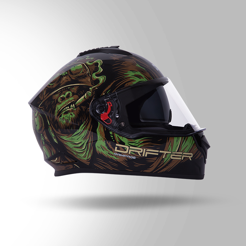 DRIFTER D3 DECOR BLACK & GREEN RIGHT VIEW