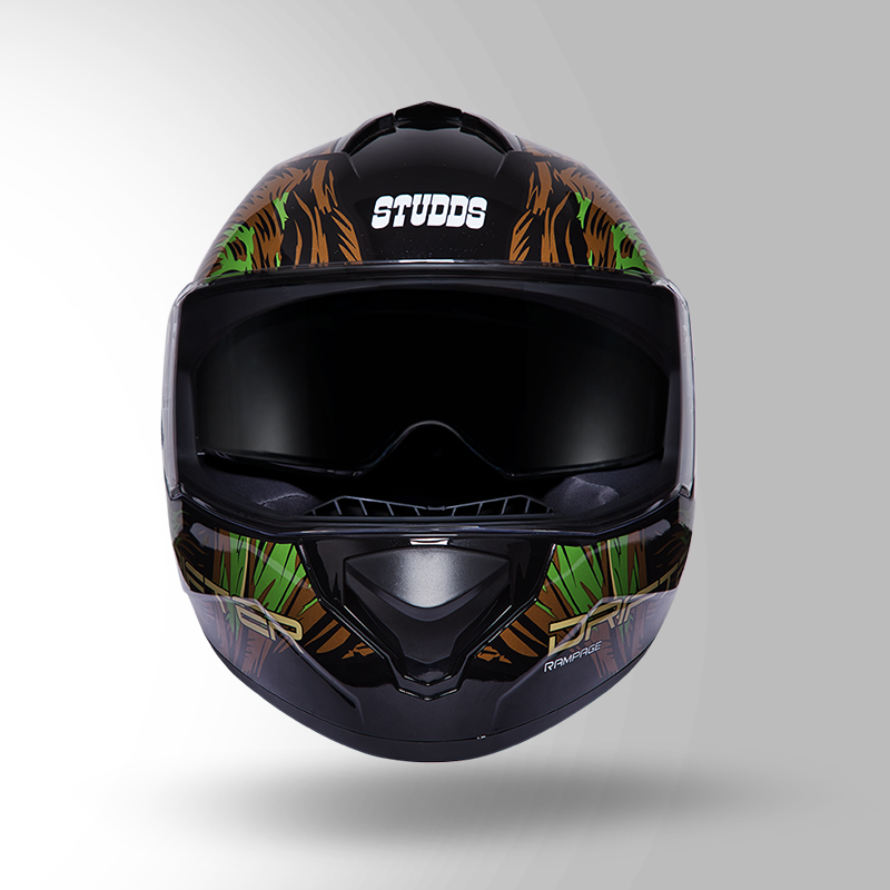 DRIFTER D3 DECOR BLACK & GREEN FRONT VIEW