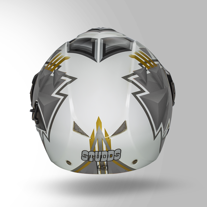 DOWNTOWN D3 DECOR WHITE & GREY BACK VIEW