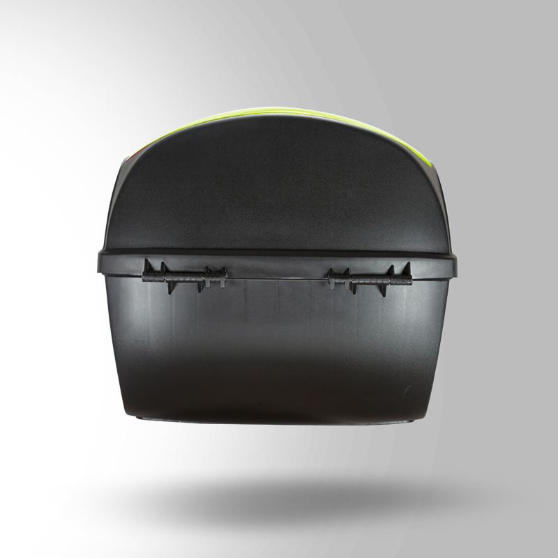 TOP CASE FLOURESCENT YELLOW BACK VIEW