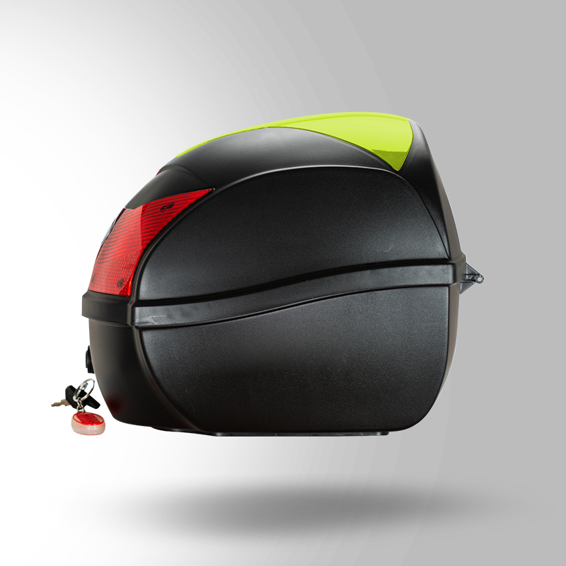 TOP CASE FLOURESCENT YELLOW LEFT VIEW