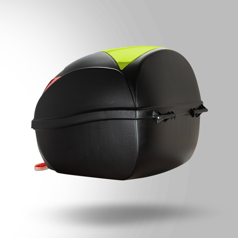 TOP CASE FLOURESCENT YELLOW LEFT VIEW