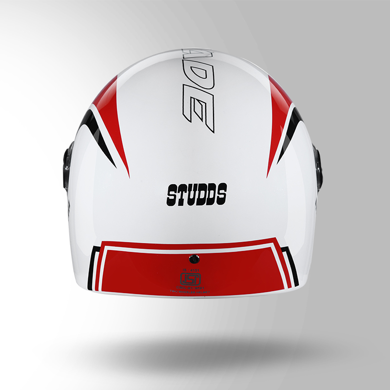 JADE D3 DECOR WHITE & RED BACK VIEW