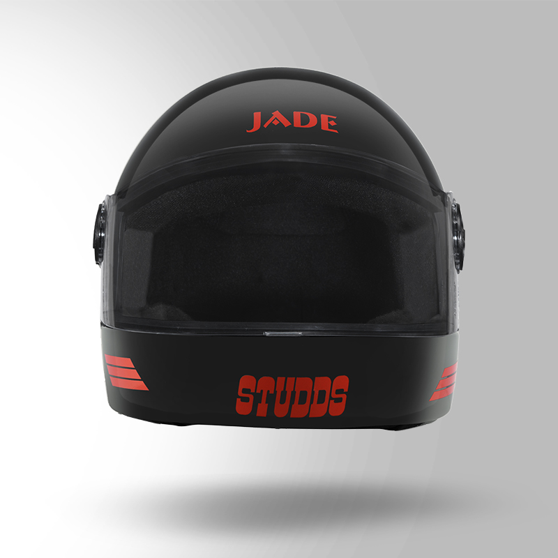 JADE D1 WITH REFLECTIVE DECOR BLACK FRONT VIEW