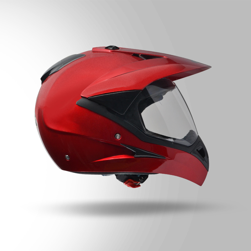 MOTOCROSS PLAIN CHERRY RED RIGHT VIEW