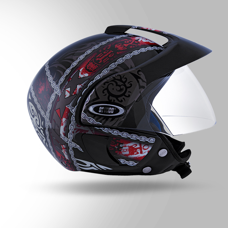 MARSHALL D4 DECOR MATT BLACK & RED RIGHT VIEW