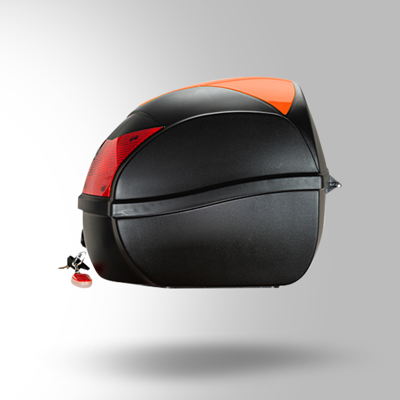 TOP CASE FLOURESCENT ORANGE RIGHT VIEW