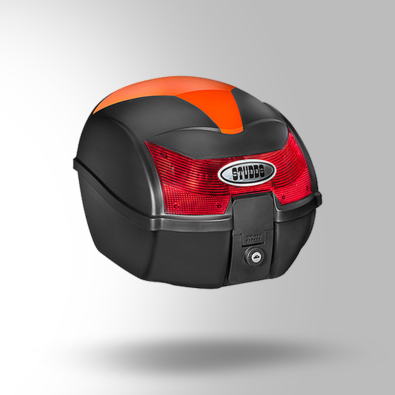 TOP CASE FLOURESCENT ORANGE Side right view