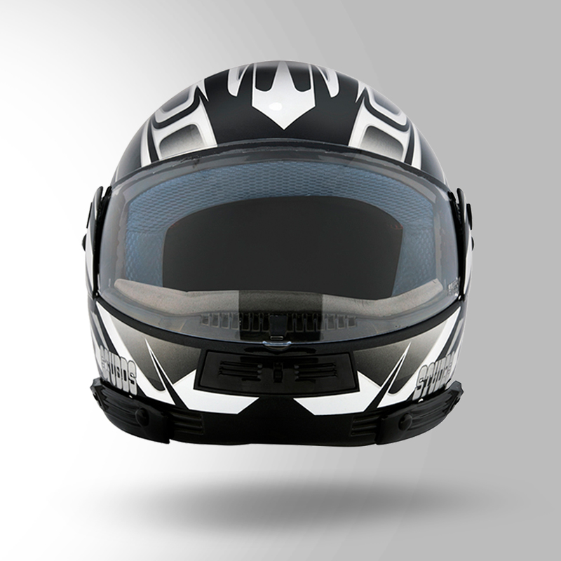 NINJA D4 DECOR BLACK & GREY FRONT VIEW