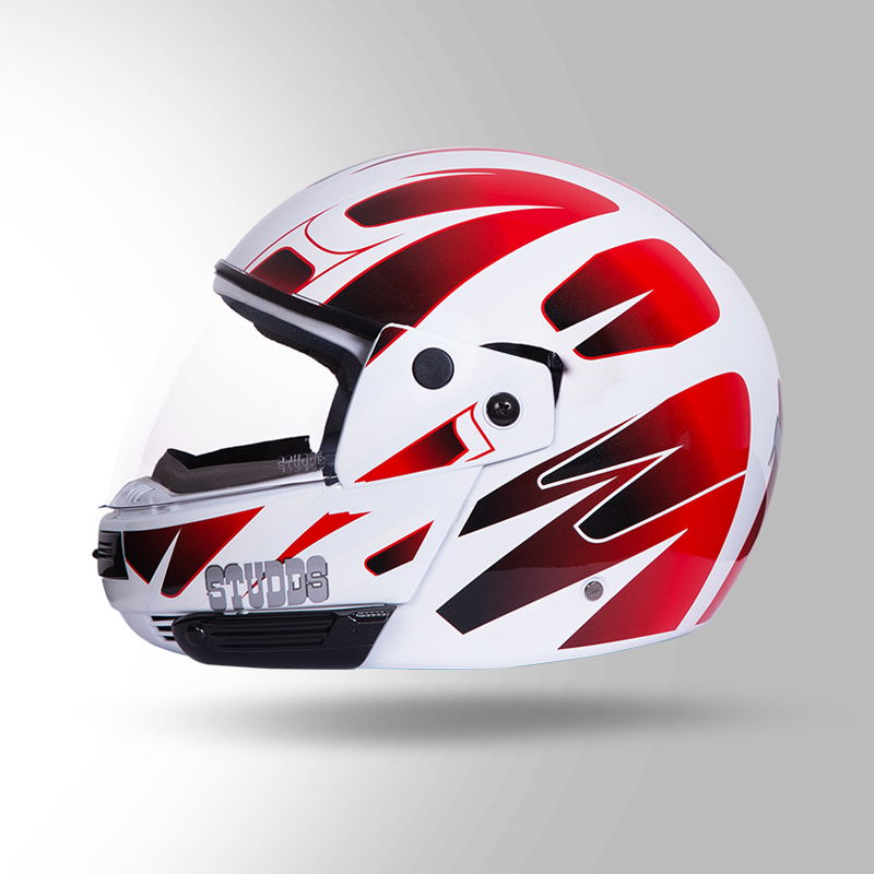 NINJA D4 DECOR WHITE & RED RIGHT VIEW