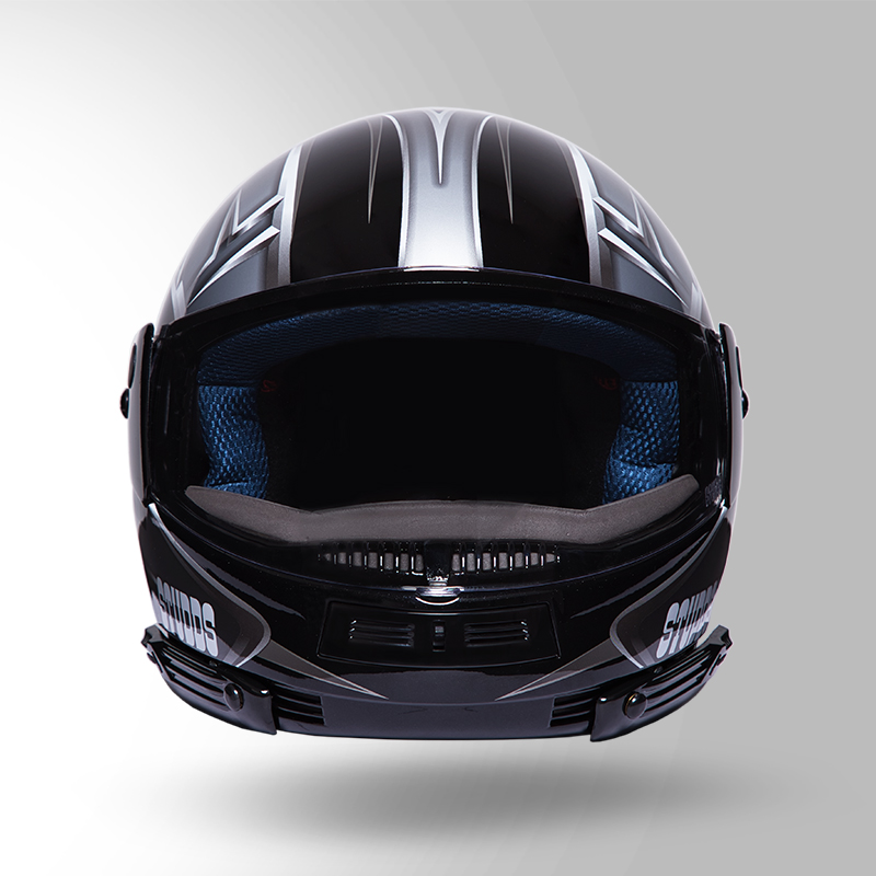 NINJA D5 DECOR BLACK & GREY FRONT VIEW
