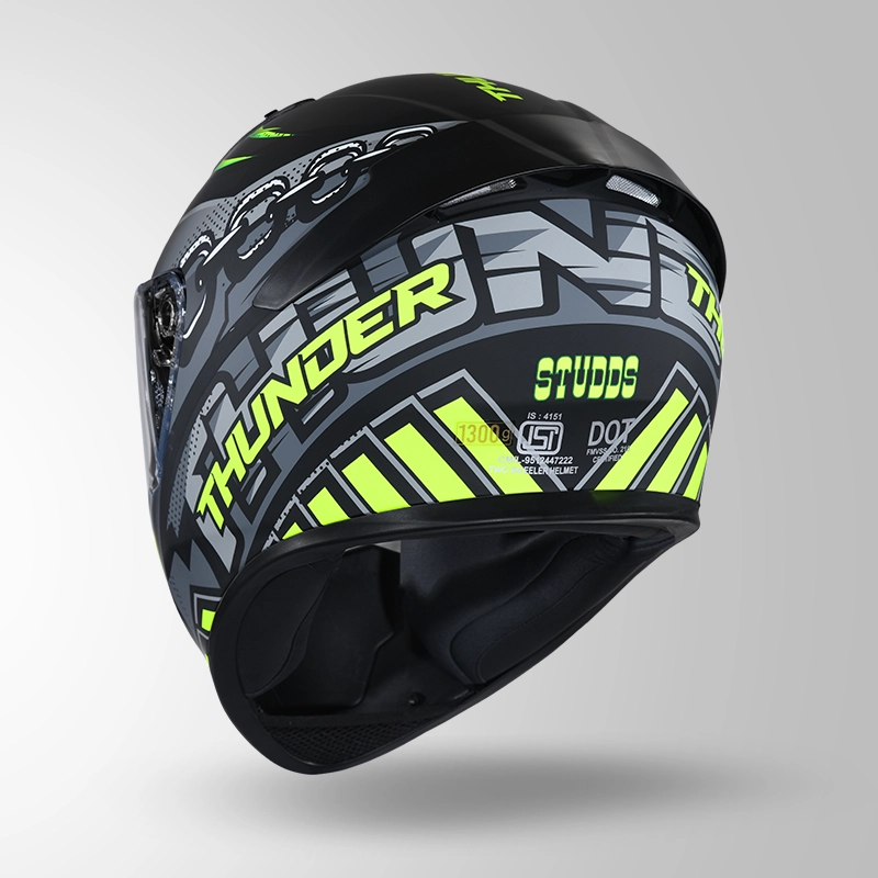 THUNDER D5 DECOR MATT BLACK & YELLOW (1)