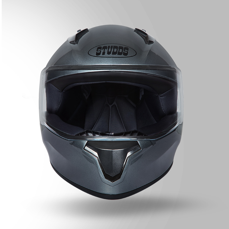STUDDS Thunder Gun Grey Full Face Helmet - Buy Online | STUDDS Online Store