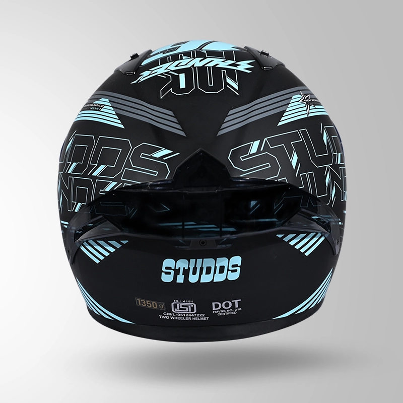 THUNDER D11 MATT BLACK N1 BACK