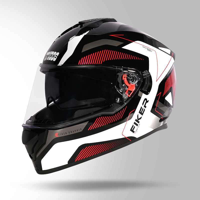 DRIFTER D5 FIKER DECOR BLACK & RED ISO VIEW