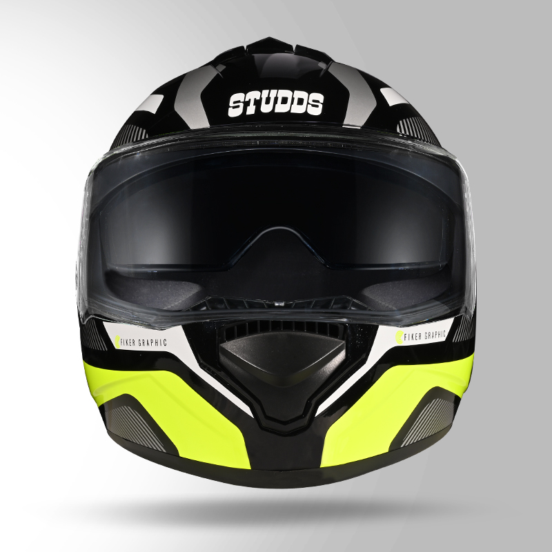 DRIFTER D5 FIKER DECOR BLACK & YELLOW FRONT VIEW